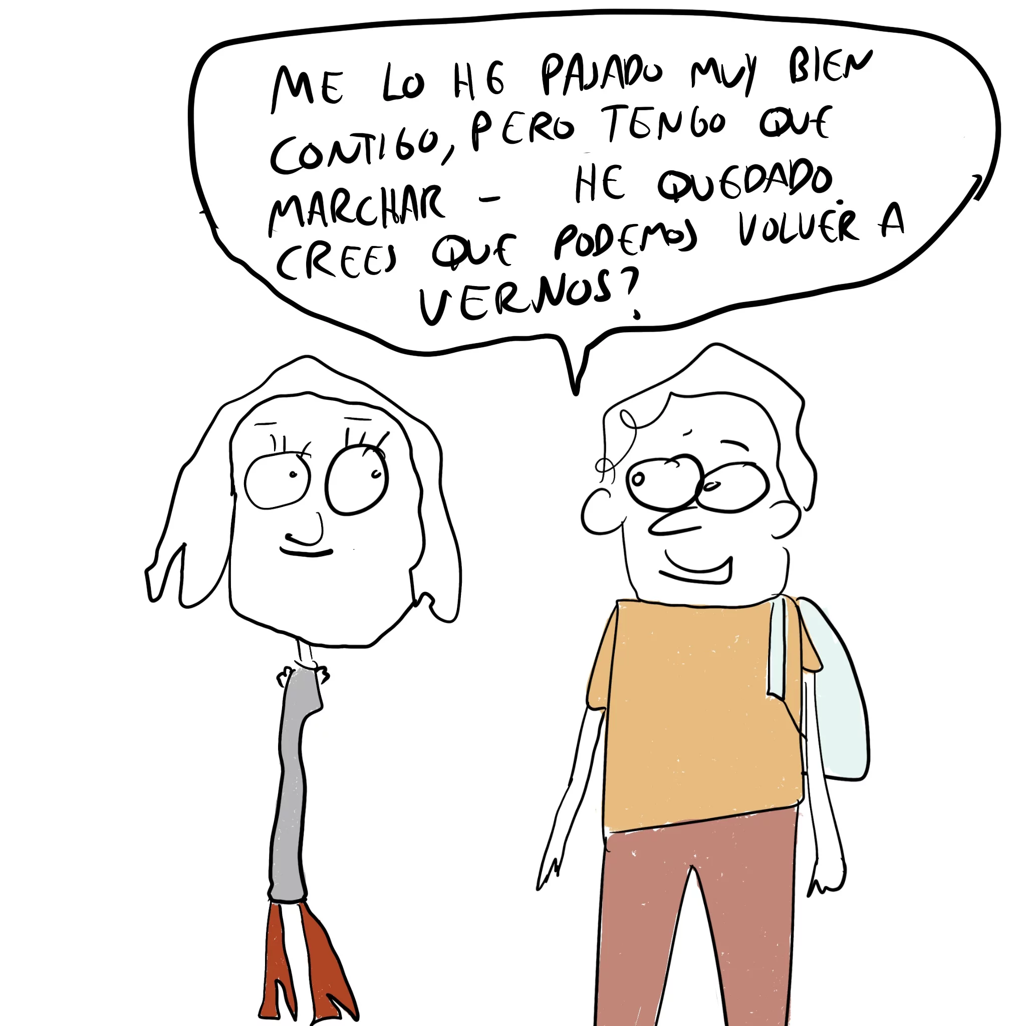 un saludo